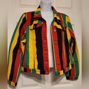 "The style between us" shirt denim jacket multicolor